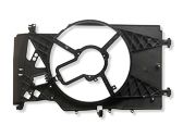 Radiator cooling fan shroud
