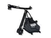 Front door window regulator with motor