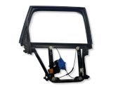 Rear door window regulator with motor