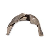 Rear arch fender liner splash guards