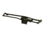 Front wiper linkage and motor