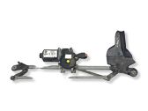 Front wiper linkage and motor