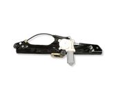 Rear door window regulator with motor