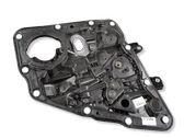 Rear window lifting mechanism without motor