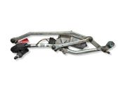 Front wiper linkage and motor