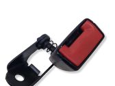 Rear seatbelt buckle