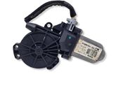 Rear door window regulator motor