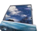 Rear door window glass