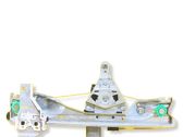 Rear door window regulator with motor