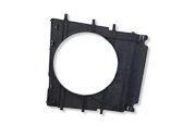 Radiator cooling fan shroud