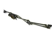 Front wiper linkage and motor