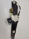 Rear door window regulator with motor