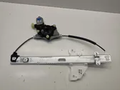 Rear door window regulator with motor