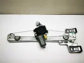 Rear door window regulator with motor