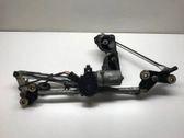 Front wiper linkage and motor