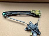 Rear door window regulator with motor