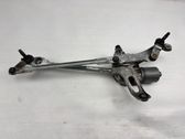Front wiper linkage and motor