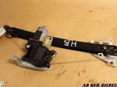 Rear door window regulator with motor