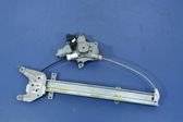 Rear door window regulator with motor