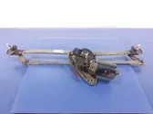 Front wiper linkage and motor