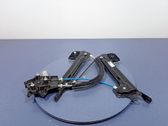 Rear door window regulator with motor