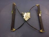 Rear door window regulator with motor