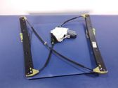 Rear door window regulator with motor