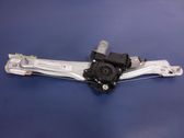 Rear door window regulator with motor