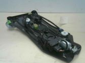 Rear door window regulator with motor