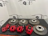 Brake discs and calipers set