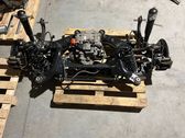 Rear axle beam with reductor