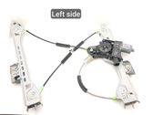 Front door window regulator with motor
