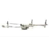 Front wiper linkage and motor