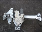Rear door window regulator with motor