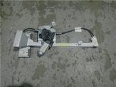 Rear door window regulator with motor