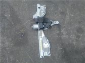 Rear door window regulator with motor