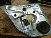 Rear door window regulator with motor
