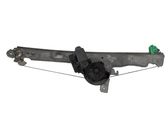 Rear door window regulator with motor