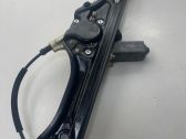 Rear door window regulator with motor