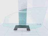 Front door window glass four-door