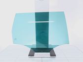 Rear door window glass