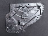 Rear window lifting mechanism without motor