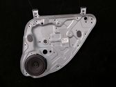 Rear window lifting mechanism without motor