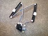 Rear door window regulator with motor