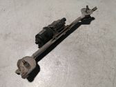 Front wiper linkage and motor