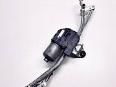 Front wiper linkage and motor
