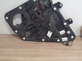 Rear window lifting mechanism without motor