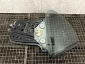 Rear window lifting mechanism without motor