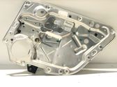 Rear window lifting mechanism without motor
