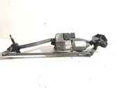 Front wiper linkage and motor